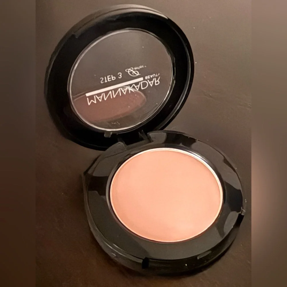 Manna Kadar Step 3 Long Wear Blush Desire Peach Blush Pressed Powder Glow